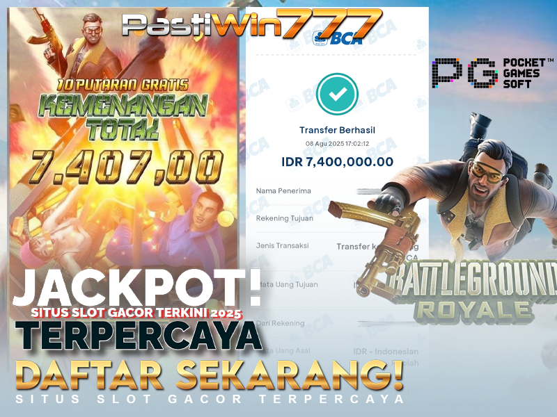 BUKTI JP MEMBER BESAR PASTIWIN777 – BATTLEROUND ROYALE – PGSOFT