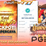 BUKTI JP BESAR MEMBER PASTIWIN777 – QUEEN OF BOUNTY – PGSOFT