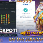 BUKTI JP BESAR MEMBER PASTIWIN777 – GATES OF OLYMPUS – PRAGMATIC PLAY