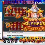BUKTI JP MEMBER PASTIWIN777 BERMAIN GATES OF OLYMPUS SUPER SCATTER-PRAGMATIC PLAY