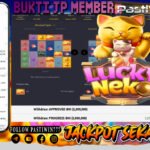 BUKTI JP MEMBER PASTIWIN777 BERMAIN GAME LUCKY NEKO -PG SOFT