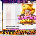 BUKTI JP MEMBER PASTIWIN777 BERMAIN GAME LUCKY NEKO -PG SOFT