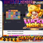 BUKTI JP MEMBER PASTIWIN777 BERMAIN GAME LUCKY NEKO -PG SOFT