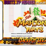BUKTI JP MEMBER PASTIWIN777 BERMAIN GAME MAHJONG WAYS -PG SOFT