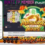 BUKTI JP MEMBER PASTIWIN777 BERMAIN GAME MAHJONG WAYS 2 -PG SOFT