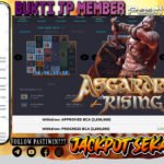 BUKTI JP MEMBER PASTIWIN777 BERMAIN GAME ASGARDIAN RISING -PG SOFT