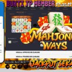 BUKTI JP MEMBER PASTIWIN777 BERMAIN GAME MAHJONG WAYS -PG SOFT
