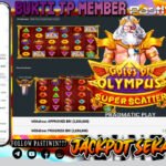 BUKTI JP MEMBER PASTIWIN777 BERMAIN GATE OF OLYMPUS SUPER SCATTER -PRAGMATIC PLAY