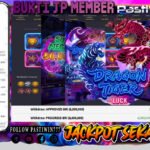 BUKTI JP MEMBER PASTIWIN777 BERMAIN GAME DRAGON TIGER LUCK -PG SOFT