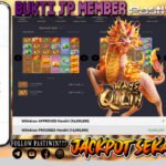 BUKTI JP MEMBER PASTIWIN777 BERMAIN WAYS OF THE QILIN -PG SOFT