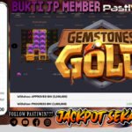 BUKTI JP MEMBER PASTIWIN777 BERMAIN GAME GEMSTONES GOLD-PG SOFT