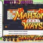 BUKTI JP MEMBER PASTIWIN777 BERMAIN GAME MAHJONG WAYS -PG SOFT
