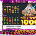 BUKTI JP MEMBER PASTIWIN777 BERMAIN GATES OF OLYMPUS 1000 -PRAGMATIC PLAY