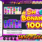 BUKTI JP MEMBER PASTIWIN777 BERMAIN GAME SWEET BONANZA 1000 -PRAGMATIC PLAY