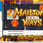 BUKTI JP MEMBER PASTIWIN777 BERMAIN GAME MAHJONG WAYS -PG SOFT