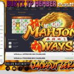 BUKTI JP MEMBER PASTIWIN777 BERMAIN GAME MAHJONG WAYS -PG SOFT