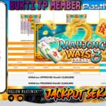 BUKTI JP MEMBER PASTIWIN777 BERMAIN GAME MAHJONG WAYS 3+-5G GAMES