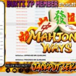 BUKTI JP MEMBER PASTIWIN777 BERMAIN GAME MAHJONG WAYS -PG SOFT