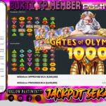 BUKTI JP MEMBER PASTIWIN777 BERMAIN GATES OF OLYMPUS 1000 -PRAGMATIC PLAY
