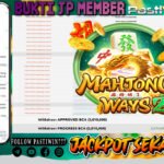 BUKTI JP MEMBER PASTIWIN777 BERMAIN GAME MAHJONG WAYS 2 -PG SOFT