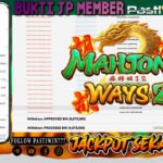 BUKTI JP MEMBER PASTIWIN777 BERMAIN GAME MAHJONG WAYS 2 -PG SOFT