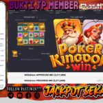 BUKTI JP MEMBER PASTIWIN777 BERMAIN POKER KINGDOM WIN -PG SOFT