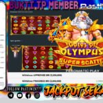 BUKTI JP MEMBER PASTIWIN777 BERMAIN GATES OF OLYMPUS SUPER SCATTER -PRAGMATIC PLAY