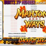 BUKTI JP MEMBER PASTIWIN777 BERMAIN GAME MAHJONG WAYS -PG SOFT