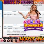 BUKTI JP MEMBER PASTIWIN777 BERMAIN SWEET BONANZA CANDY LAND – LIVE PRAGMATIC PLAY