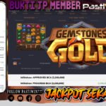 BUKTI JP MEMBER PASTIWIN777 BERMAIN GAME GEMSTONES GOLD-PG SOFT